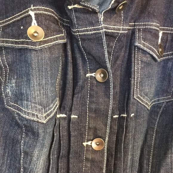 28W Lane Bryant Denim Jacket with Stretch - Picture 11 of 17